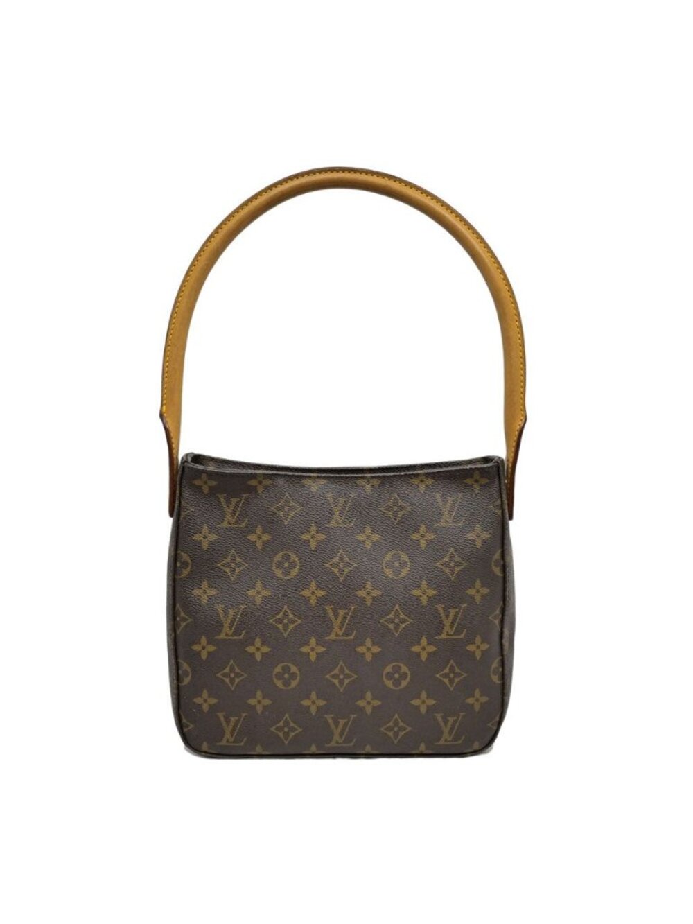 Louis Vuitton Looping MM Shoulder Bag Brown Monogram